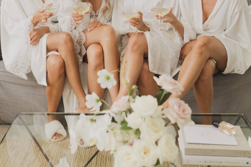 Luxury bridesmaid portraits