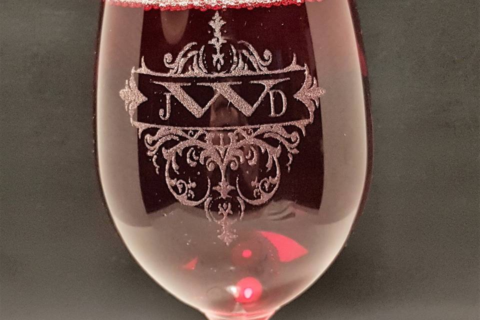 Laser Etched Stemware