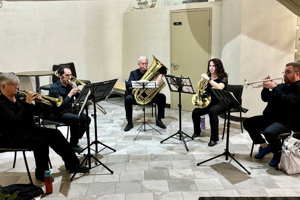 Brass at the college