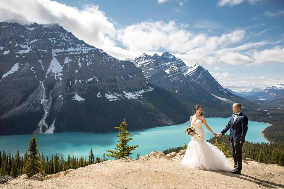 Peyto Lake Wedding