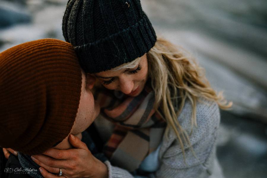 Winter engagement session