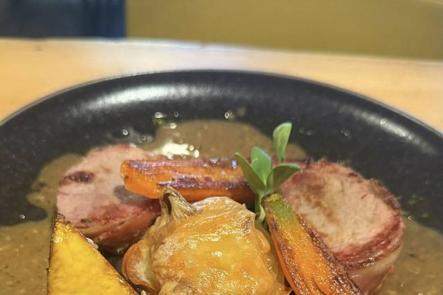 Bacon Wrapped Pork Main