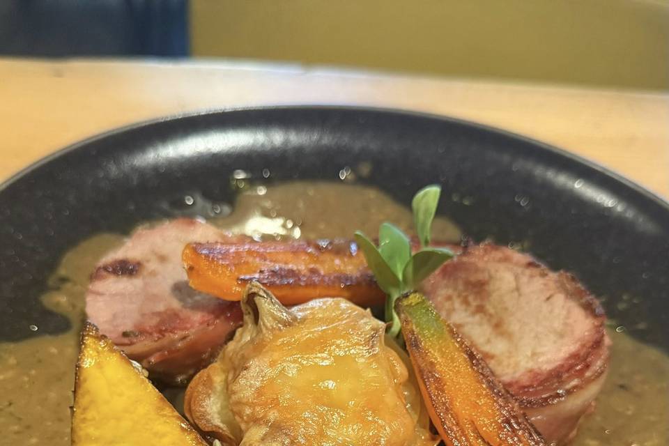 Bacon Wrapped Pork Main