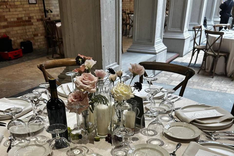 Table Set Up @ Hacienda Sereda