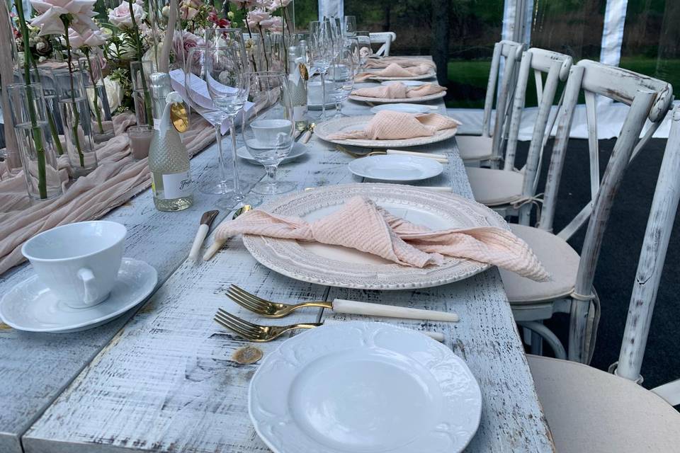 Table Set Up @ Private Estate