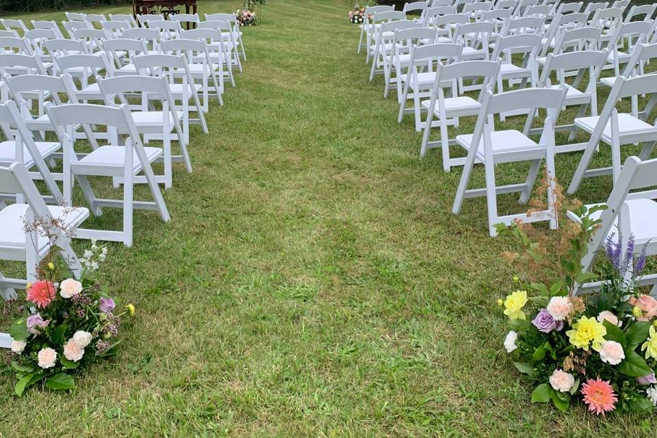 Ceremony Set Up @ Private Esta