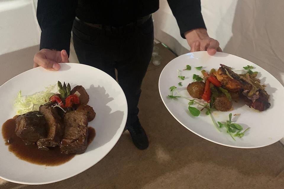 Plated Service @ Wedding