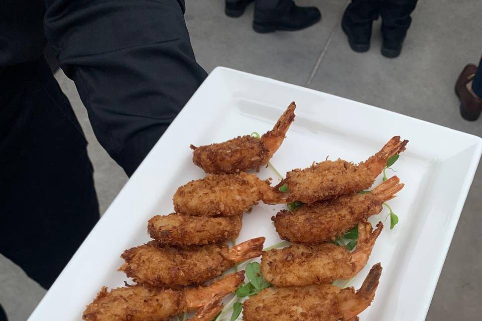 Shrimp Passed Hors D'Oeuvres