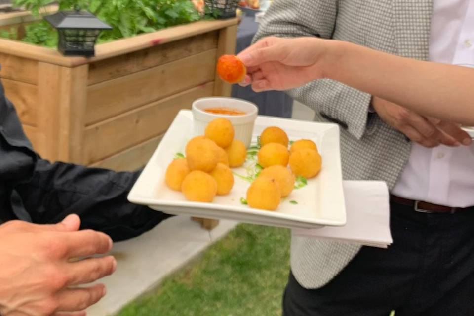 Arancini Passed Hors D'Oeuvres