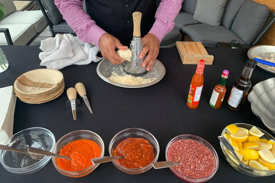 Live Oysters @ Private Wedding