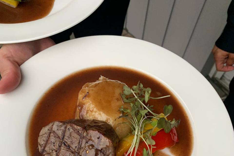 Steak @ Plated Wedding