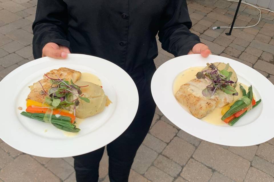 Fish @ Plated Wedding