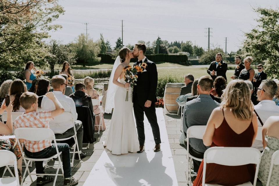 Down the aisle together