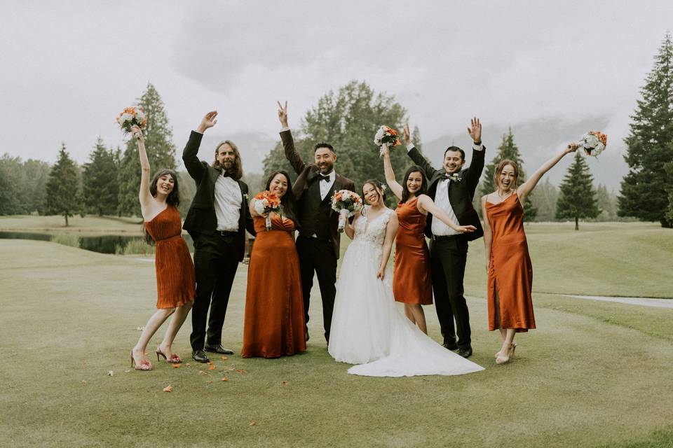 Jazzed Bridal Party