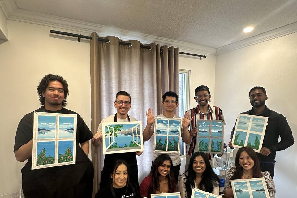 Private paint night events