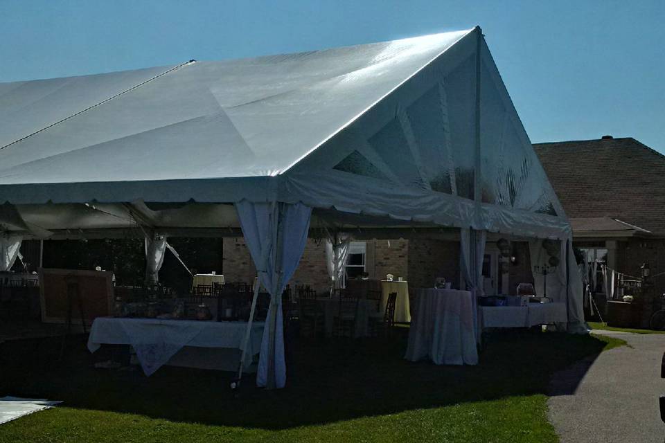 Tent Wedding at Riverhouse