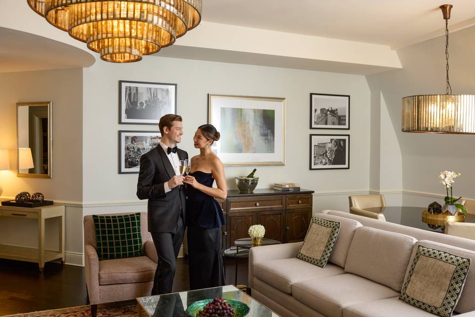 Couple in Heritage suite