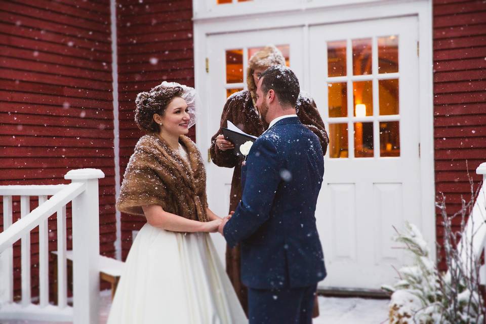 Winter wedding