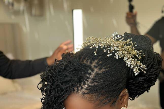 Bridal Hair with Locs