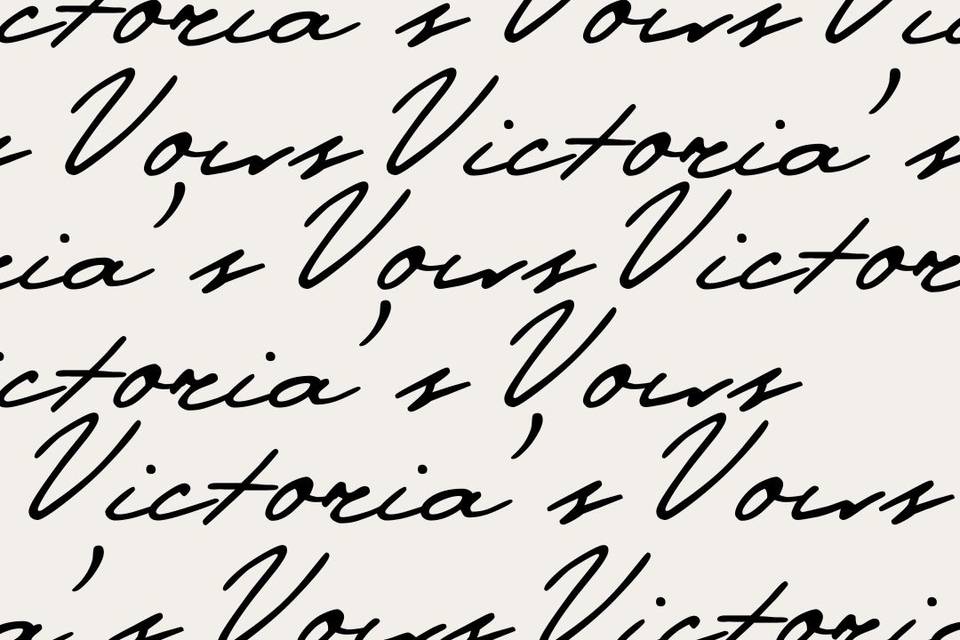 Victoria's Vows