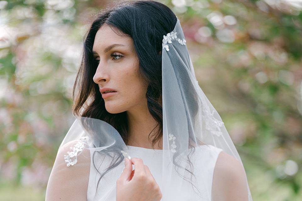 Wisteria Veil, Wedding Veil