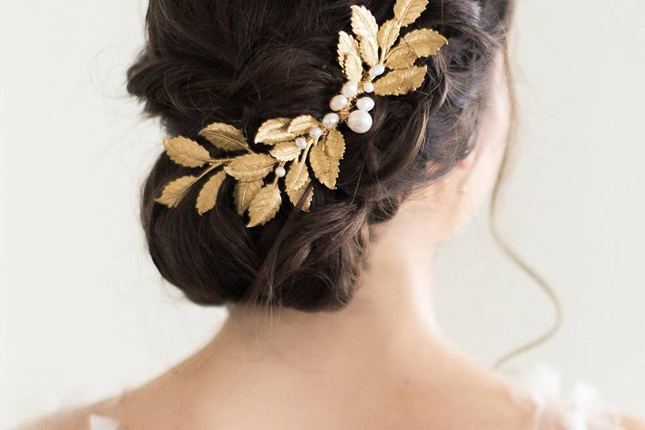 Freya Hairpiece in Gold