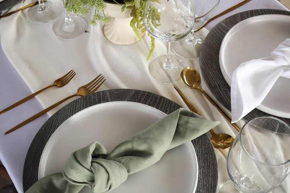 Tablescape set up