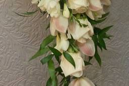 IVORY ROSE CYMBIDIUM ORCHID FREESIA CASCADE BOUQUET 500.jpg