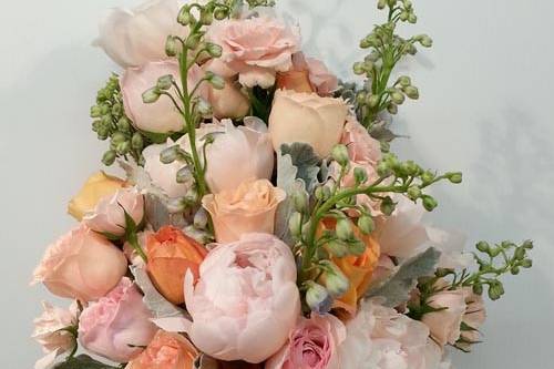 PASTE PINK PEACH CORAL BLUE REVERSE SHEAF BRIDAL BOUQUET 500.jpg