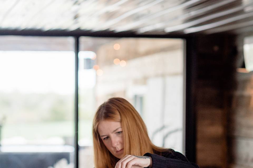 Hair & Makeup in the Barn