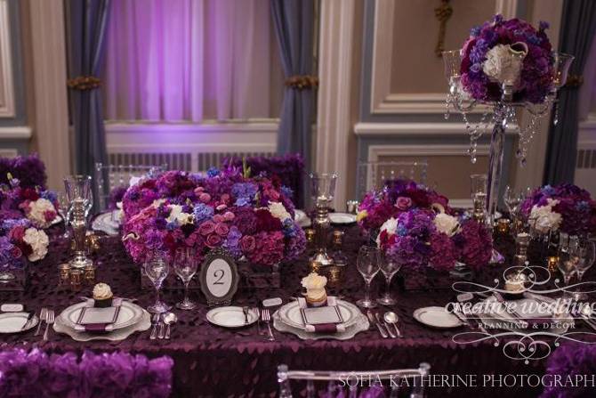 Flower Backdrop Ceremony 2014