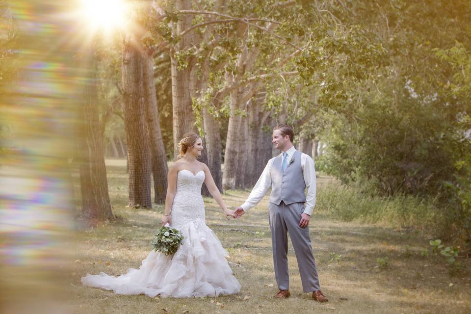 Fish creek park wedding