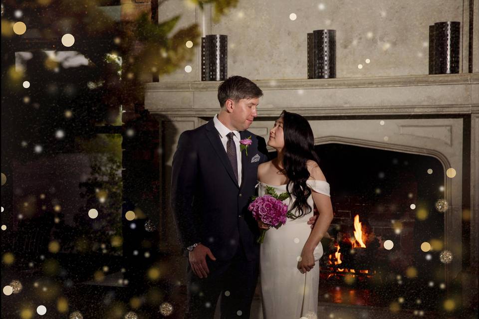 The lake house, engagement pho