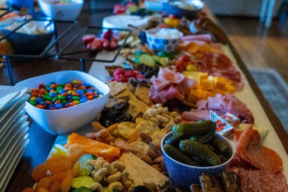 Charcuterie table