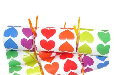 Rainbow Hearts Crackers