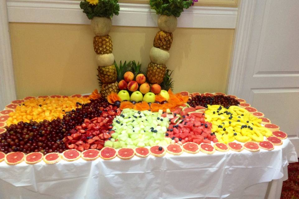 Fruits table flower