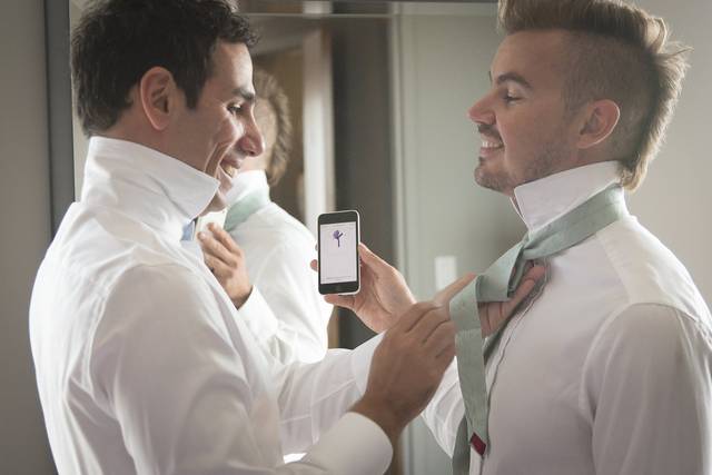 Groom and best man