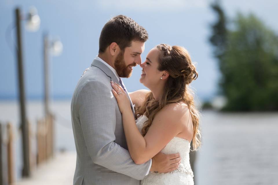 Lake Nipissing wedding.