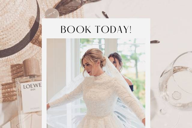 Book Here for your bridal glam