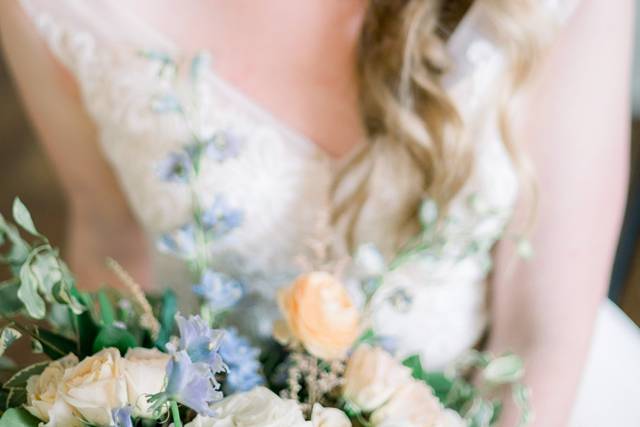 Beaming bride