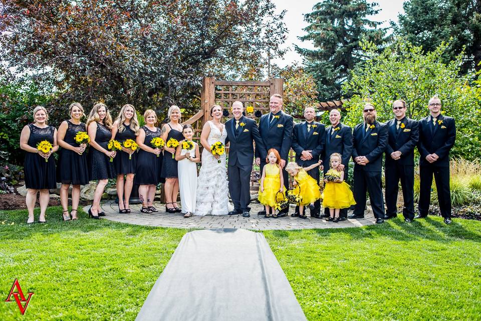 Groom and groomsmen