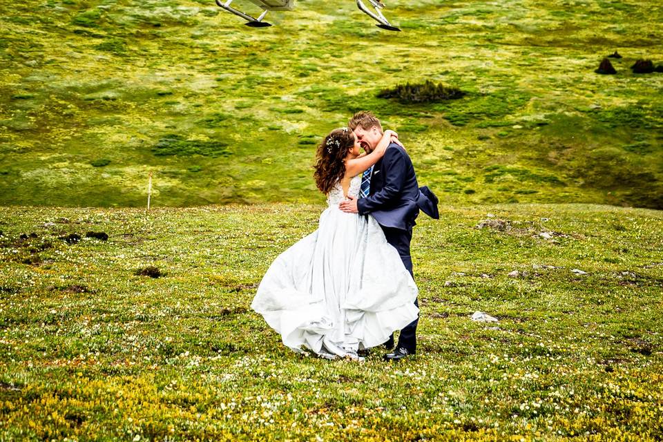 Heli-Elopement. Canmore AB