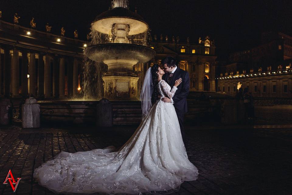 Couple in Vatican City