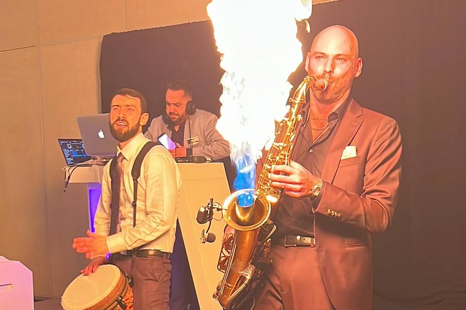 Fire Saxophone