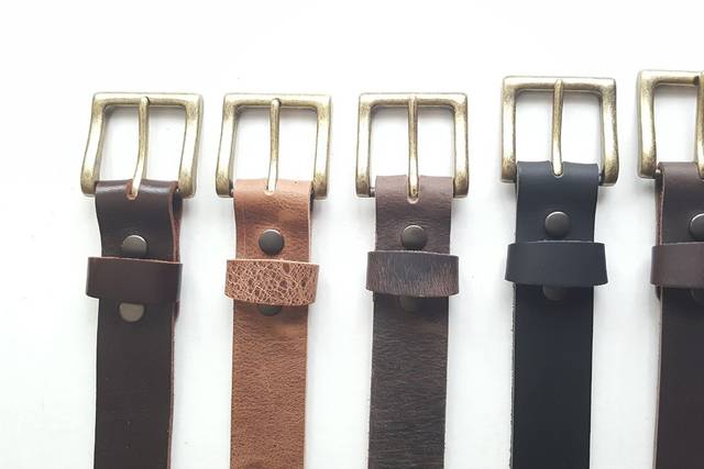Sterling Dress Belt - Hand Made Leather Belt - Made In Nova Scotia