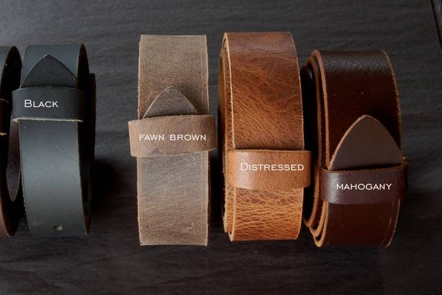 Sterling Dress Belt - Hand Made Leather Belt - Made In Nova Scotia