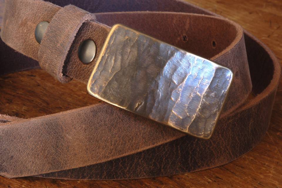 Ontario woodgrain Buckle & Fawn Belt