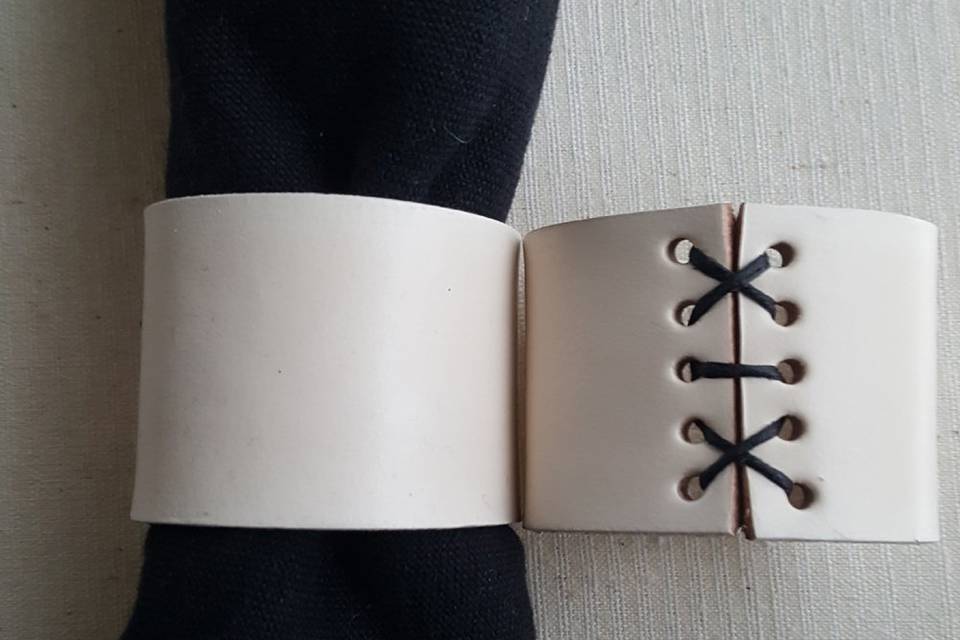 Black & White Napkin Rings