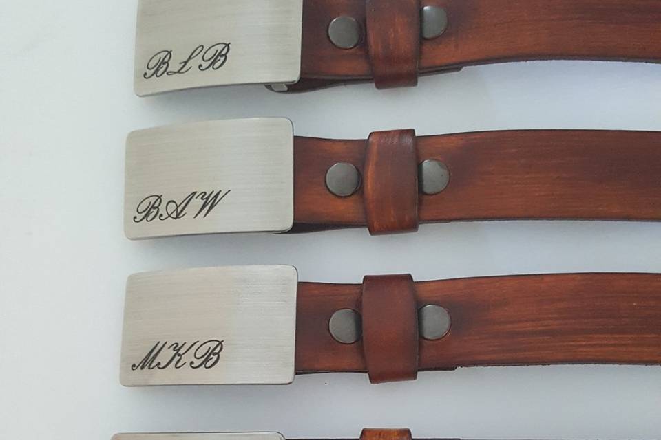 Custom Groomsmen Belts