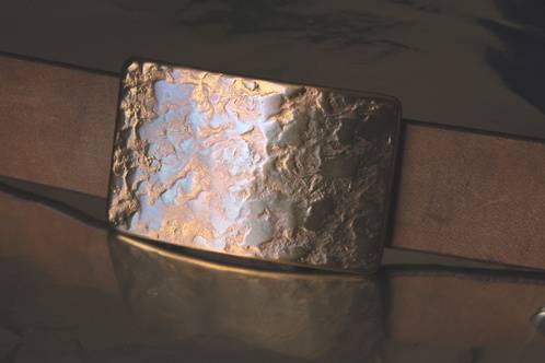 Bronze Textured Buckle